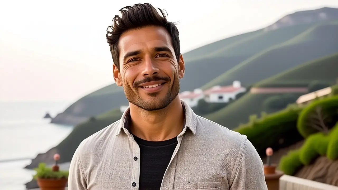 Un hombre español amable transmite serenidad y esperanza