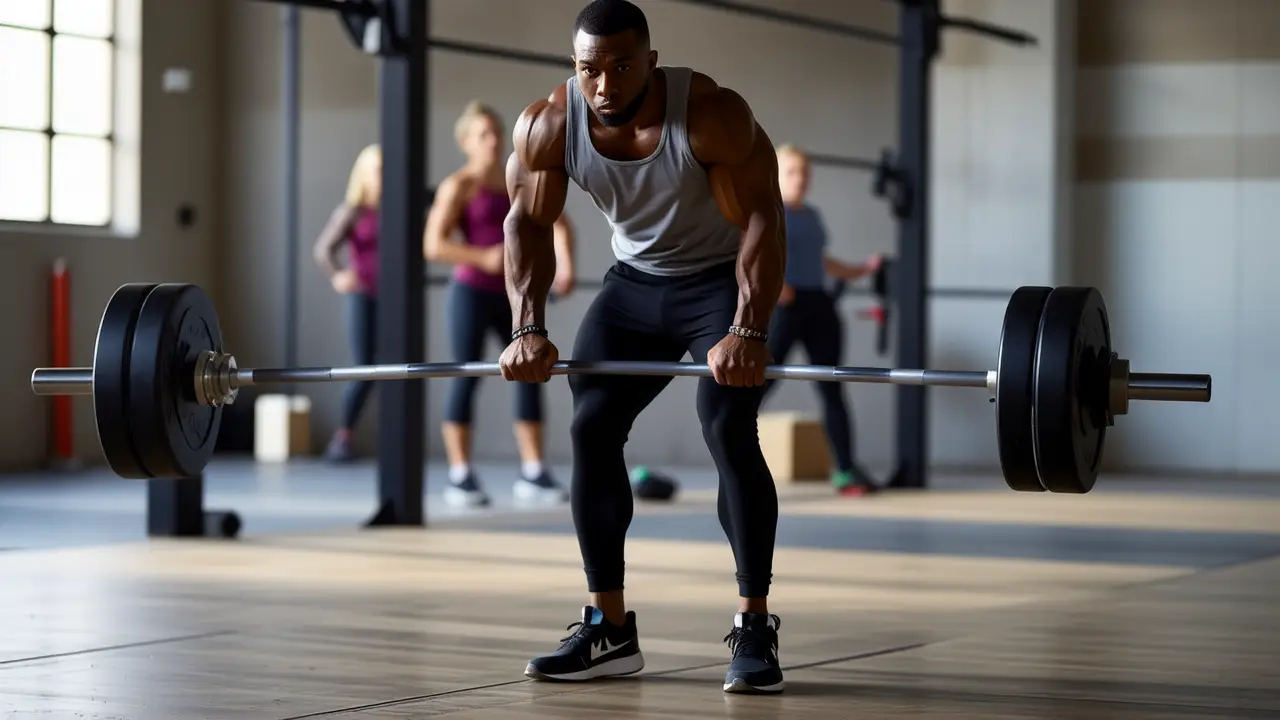 Fotógrafo realista captura fuerza en gimnasio