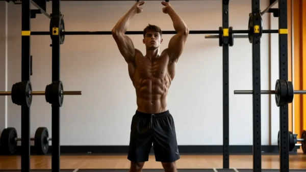 Un atleta español se entrena con intensidad