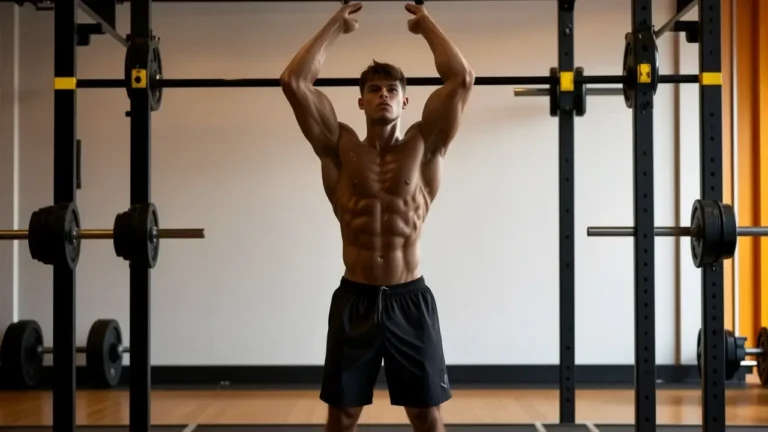 Un atleta español se entrena con intensidad