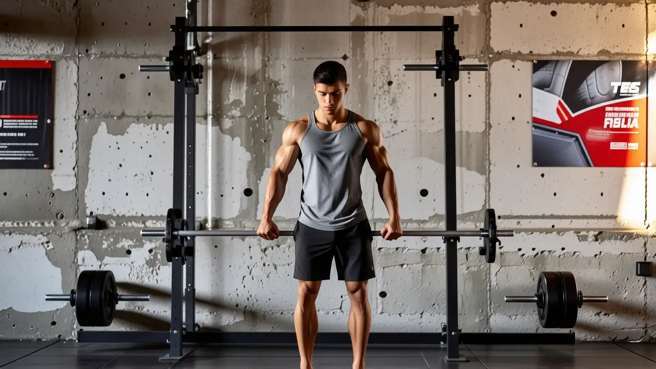 Fotógrafo captura fuerza en gimnasio con luz cálida