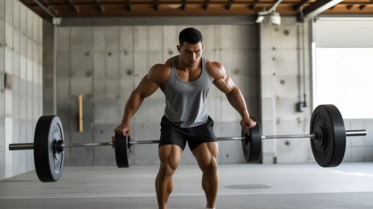 Fotógrafo captura fuerza en gimnasio industrial
