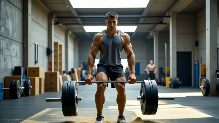 Fotógrafo captura fuerza y determinación en gimnasio