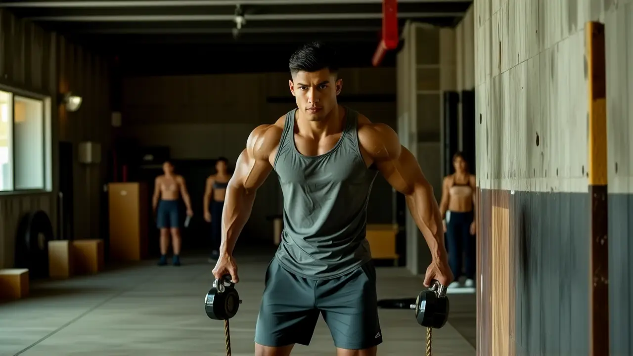 Un atleta español muestra fuerza en el CrossFit