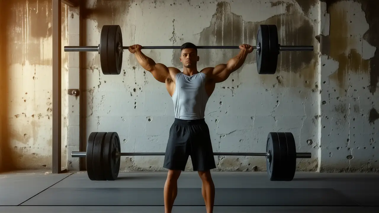 Fotógrafo captura fuerza y determinación en gimnasio