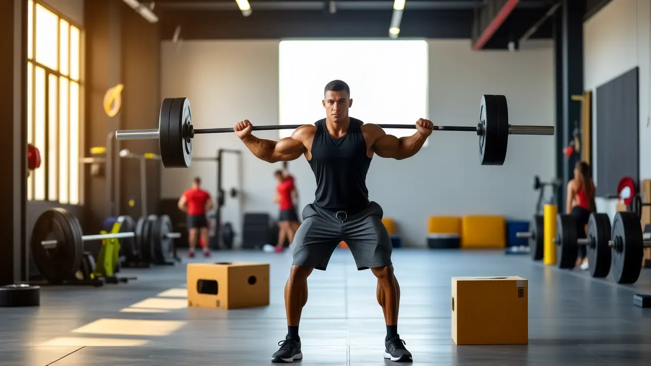 Un atleta español se exhibe en potencia