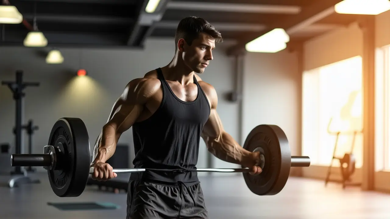 Un atleta español transmite fuerza en la oscuridad