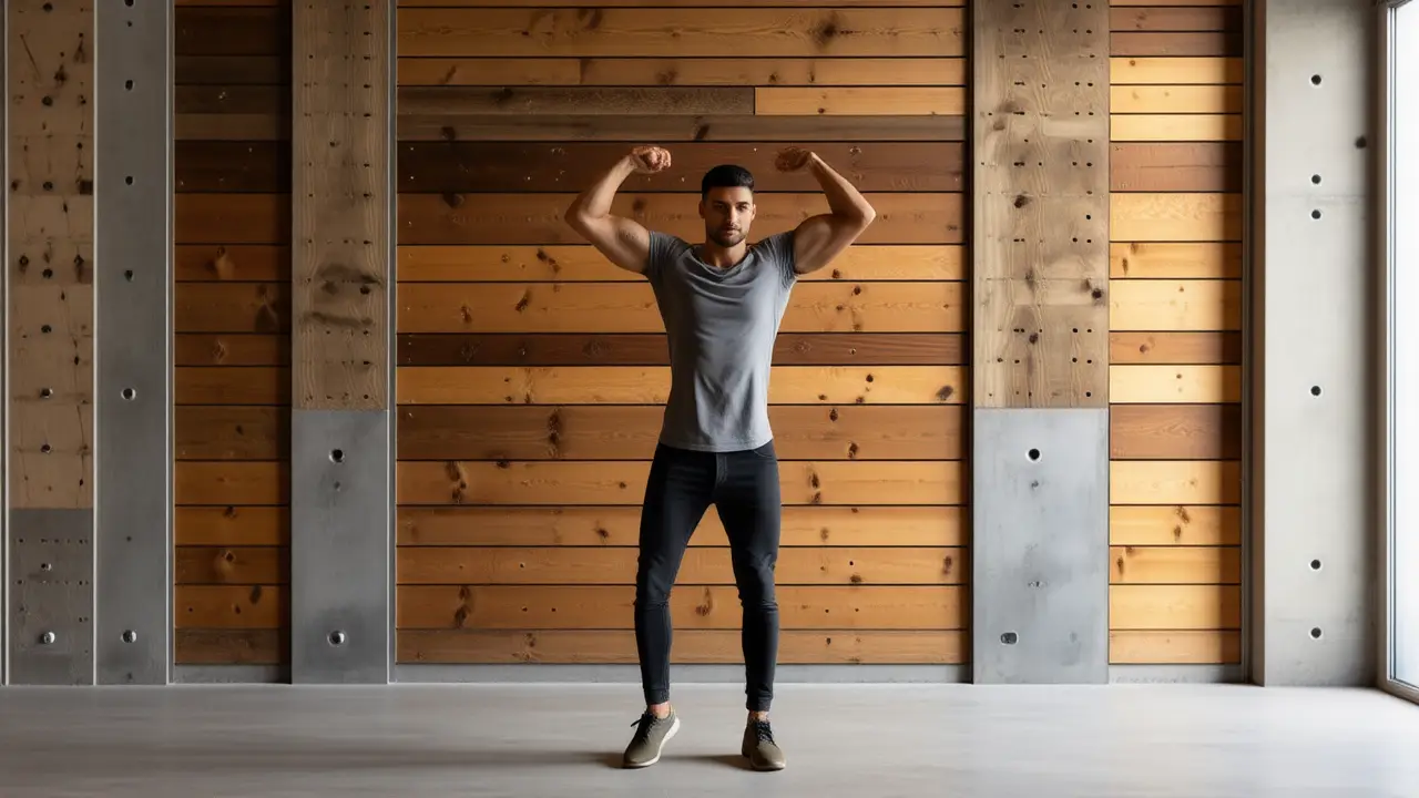 Fotógrafo captura fuerza en gimnasio minimalista