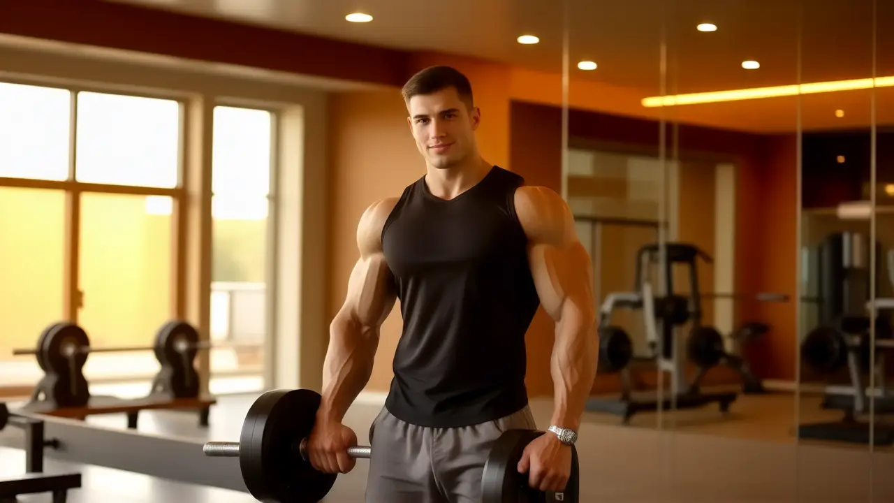 Fotógrafo captura fuerza y vitalidad en gimnasio moderno