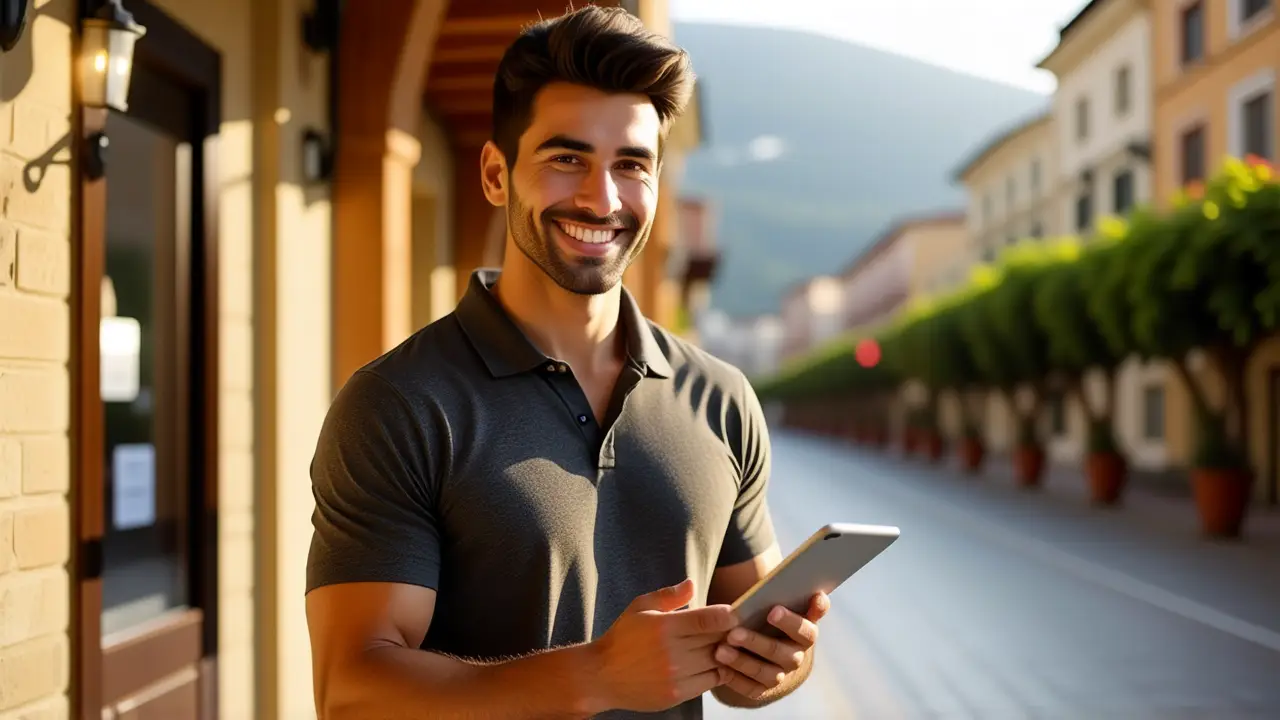 Entrenador español atlético en Alcobendas, luz cálida