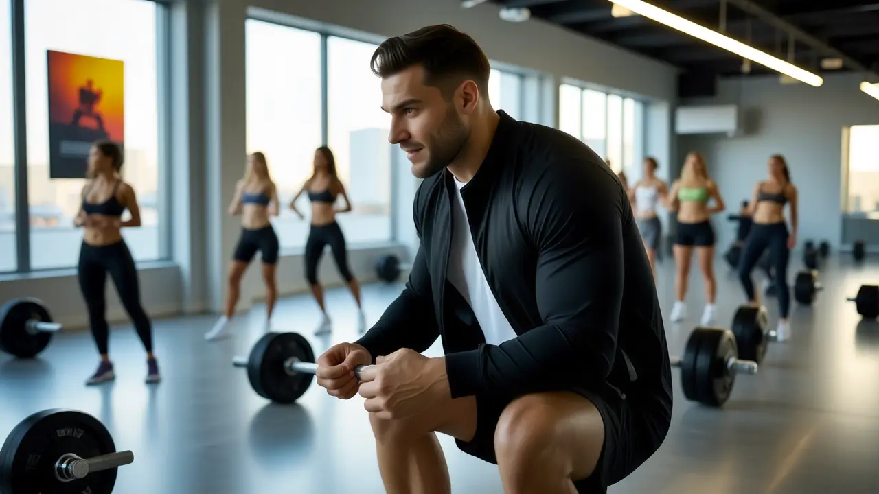 Un entrenador atlético guía a clientes en Bilbao
