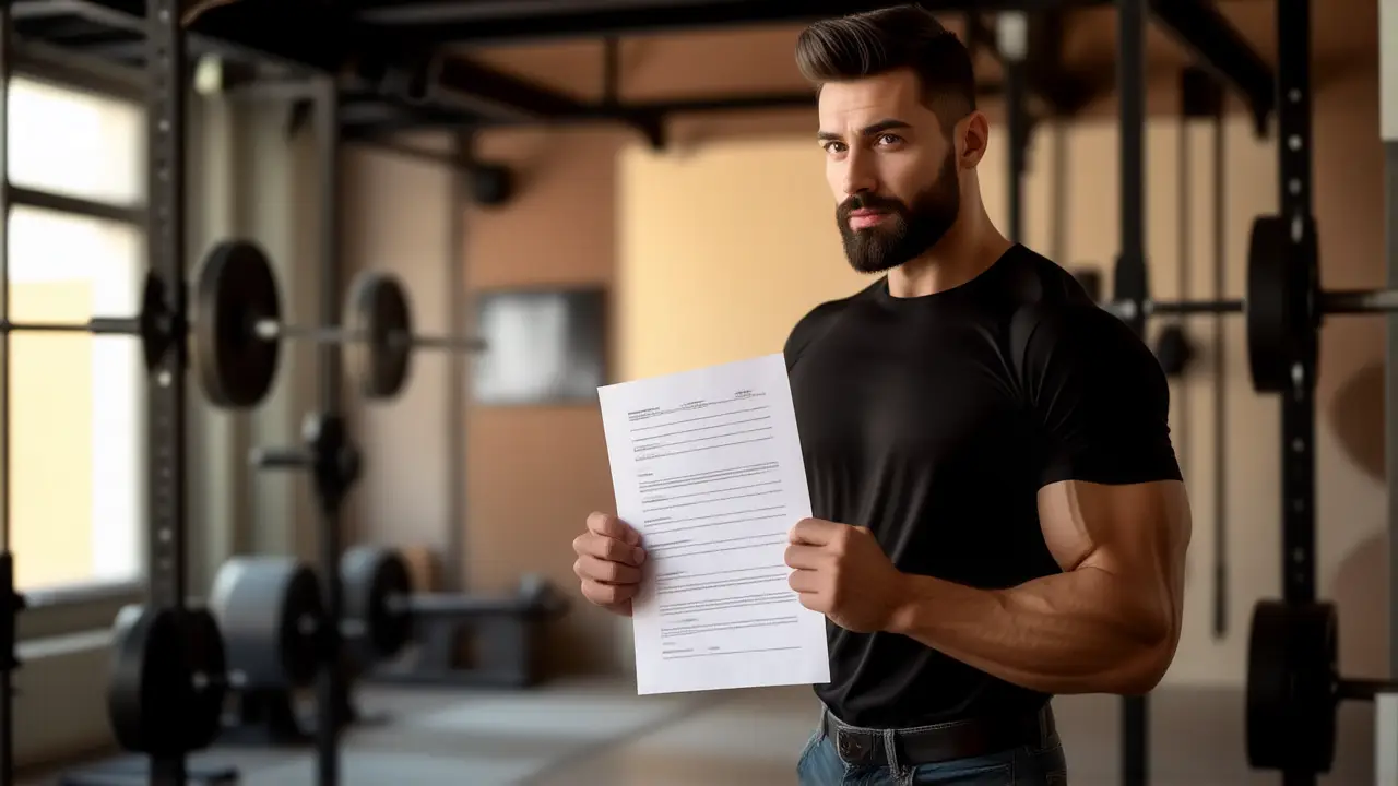 Un fotógrafo realista captura la fuerza en un hombre