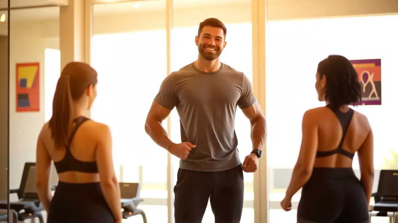 Fotógrafo captura fuerza y vitalidad en gimnasio moderno