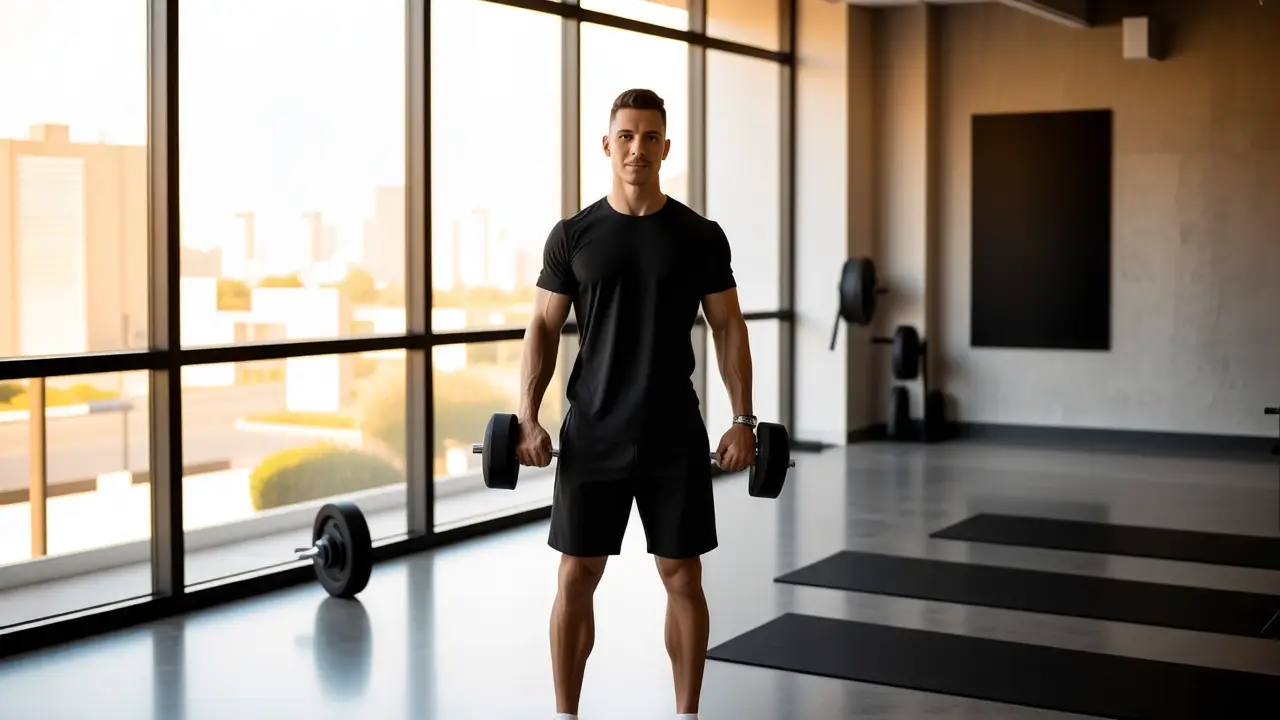 Entrenador Personal Torrejón: Tu Mejor Forma 2 Un fotógrafo realista captura fuerza y estilo en España