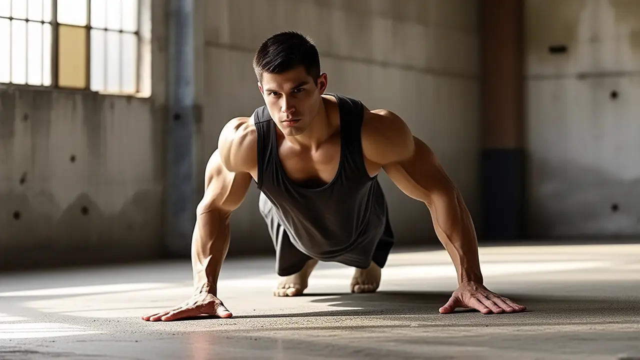 Fotógrafo captura fuerza en gimnasio minimalista