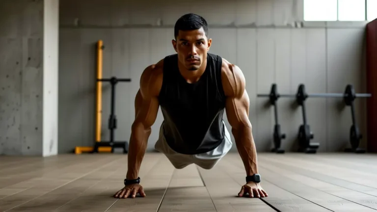 Un atleta español se muestra en tensión