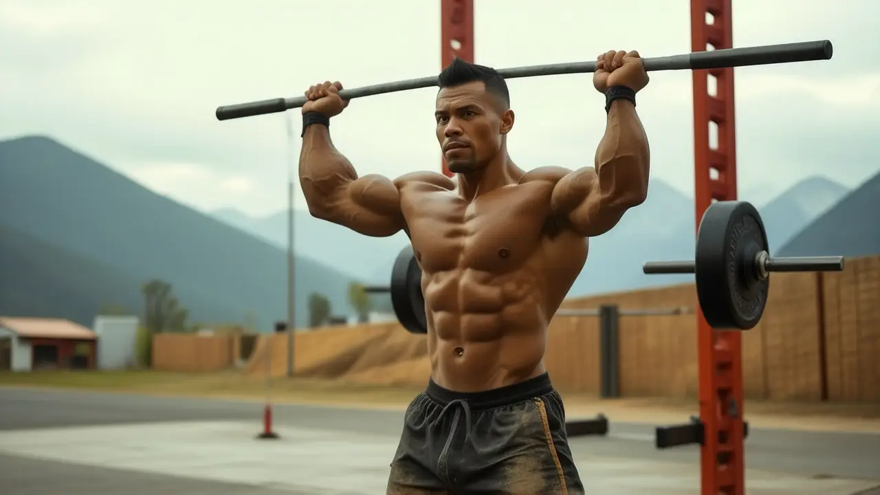 Mat Fraser exhibe fuerza y determinación en fotografía