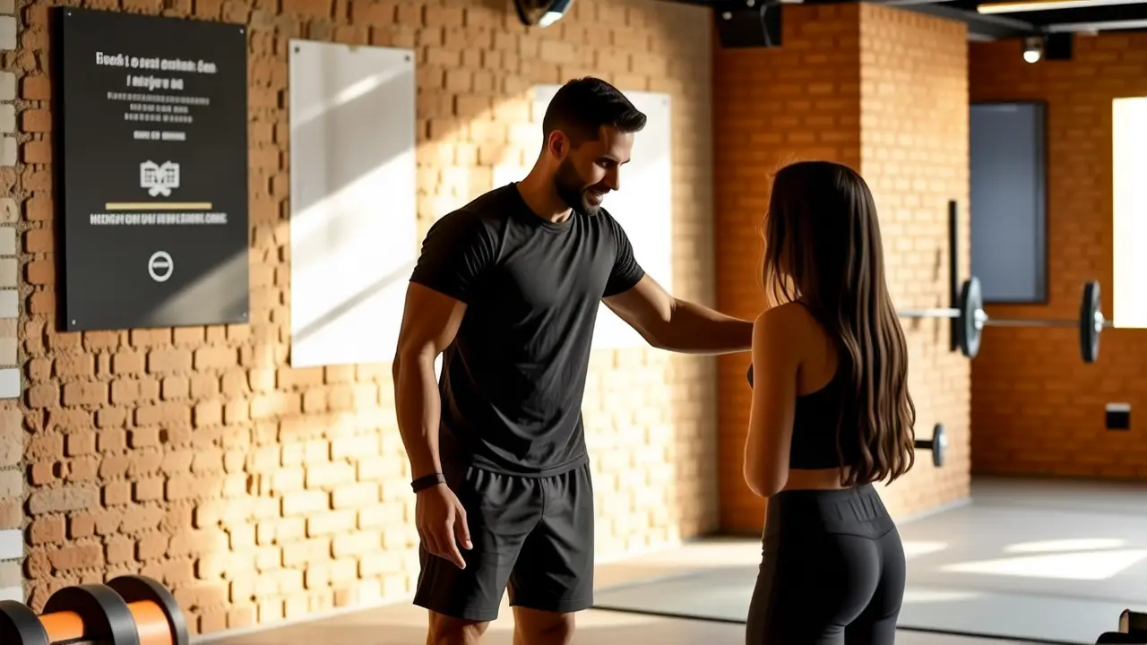 Open Box Crossfit: Qué es y cómo usarlo 4 Un entrenador ayuda a una atleta en CrossFit