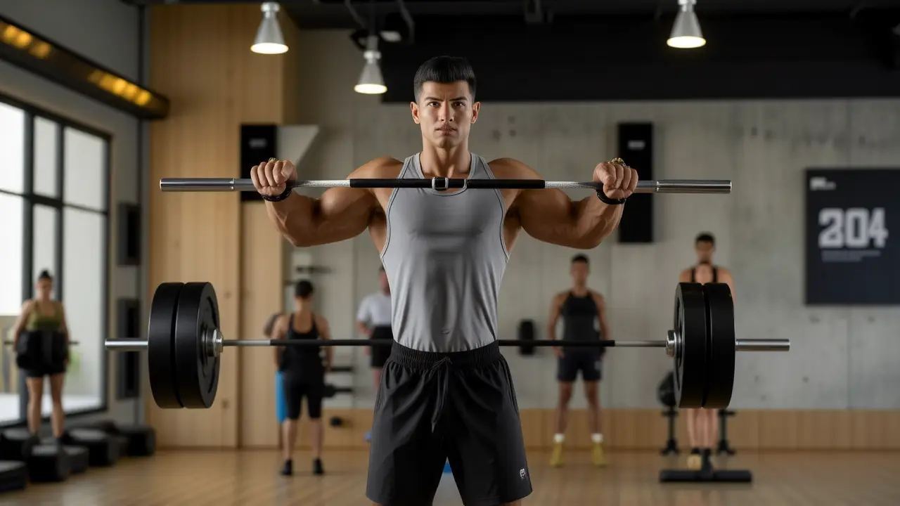 Fotógrafo realista captura fuerza y profesionalismo en gimnasio