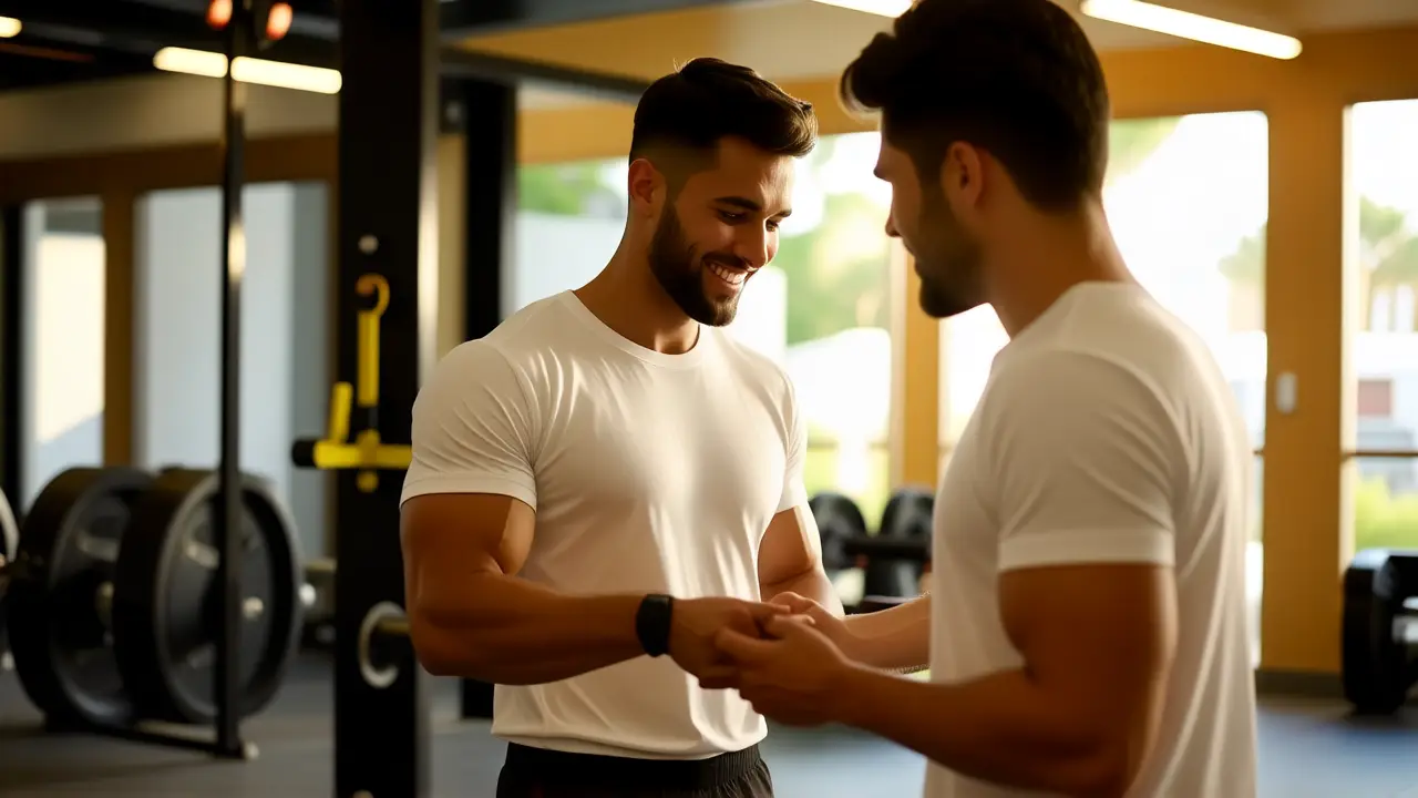 Fotógrafo captura confianza en gimnasio Marbella