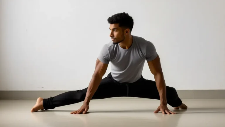 Un hombre atlético en gimnasio transmite fuerza