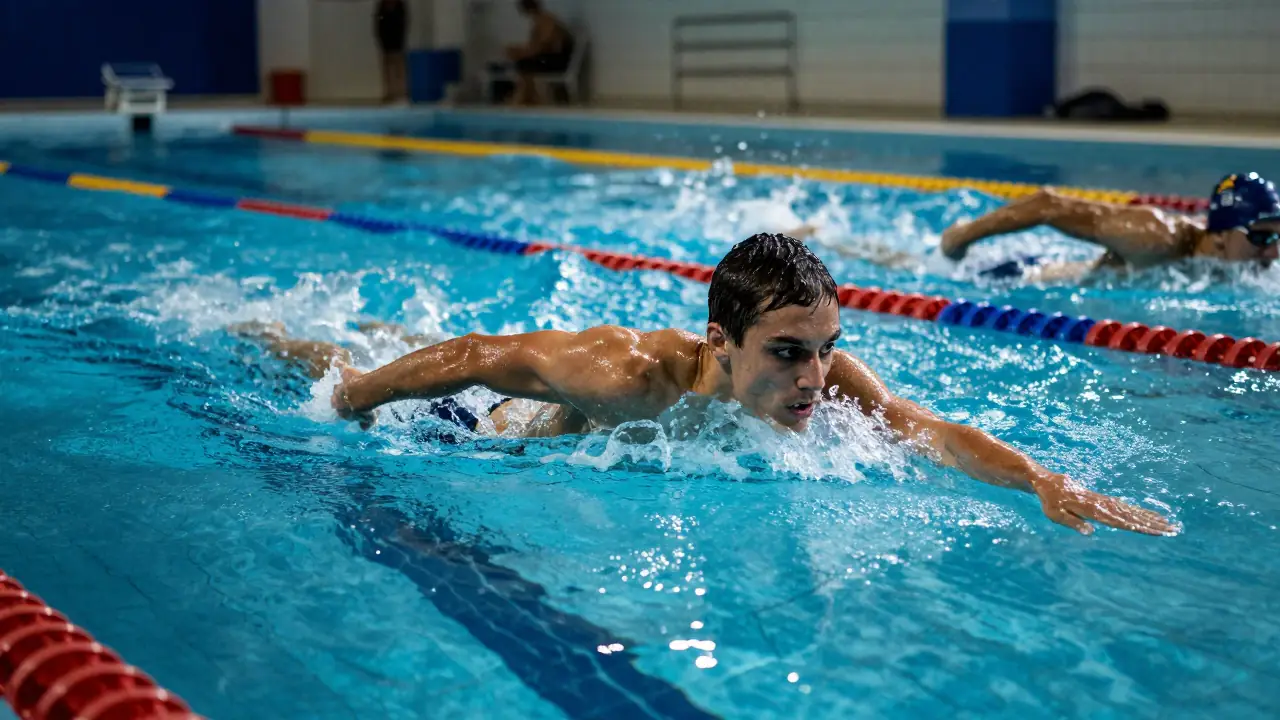 Nadador español destaca en competición hiperrealista