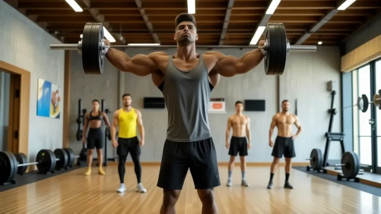 Un fotógrafo captura fuerza y determinación en el gimnasio