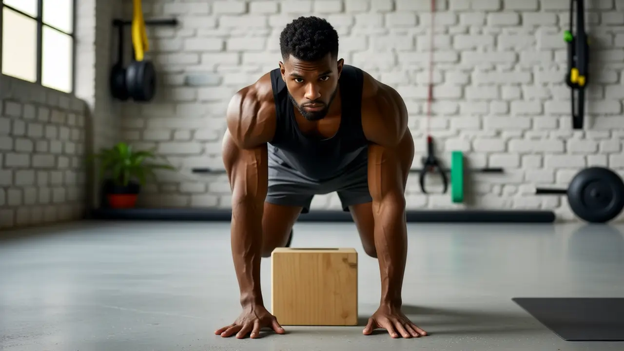 Un atleta español se muestra en un estudio minimalista