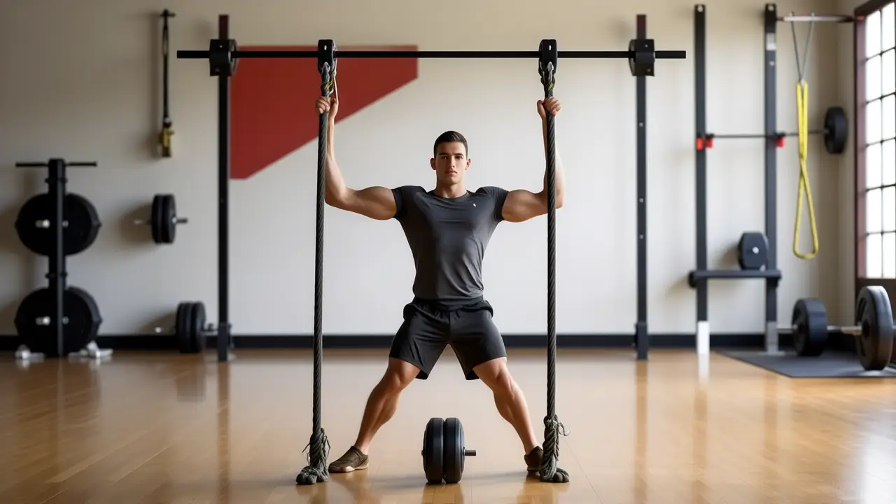 Un atleta español se muestra fuerte y controlado