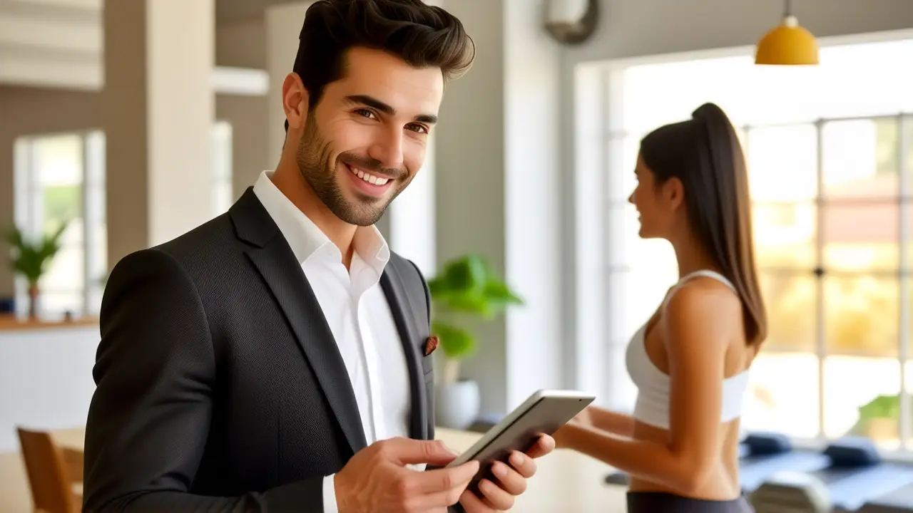 Tools Training Barcelona: Pérdida de Peso Integral 3 Un hombre atlético en estudio moderno