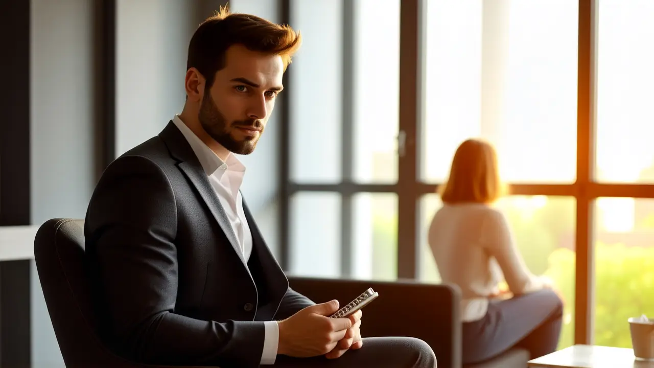 Tools Training Barcelona: Pérdida de Peso Integral 2 Un hombre elegante observa una mujer serena en calma