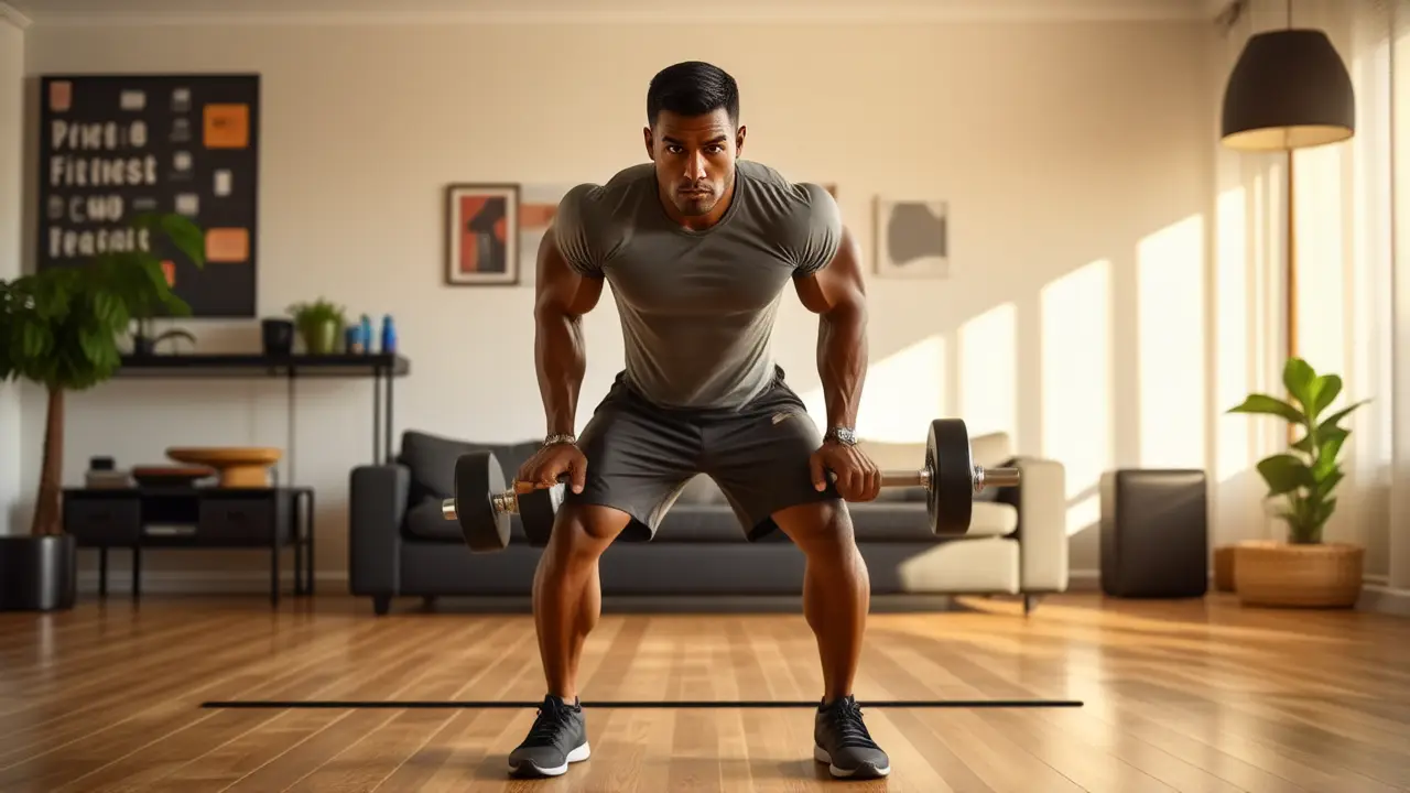 WOD Cardio: 5 WODs en Casa Intensos 1 Un atleta español se entrena en casa
