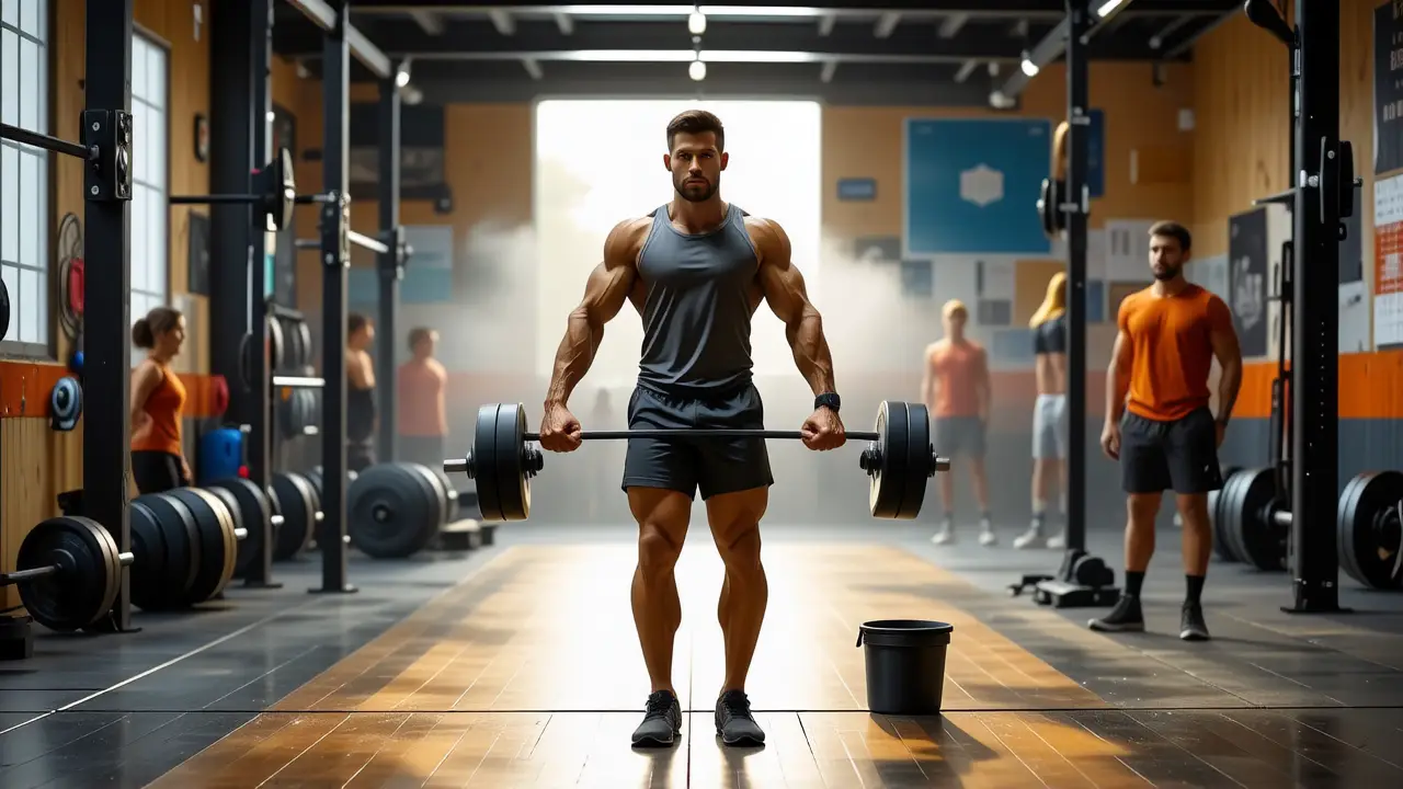 Un atleta español se muestra en acción